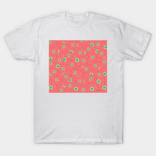 Salmon flowers T-Shirt